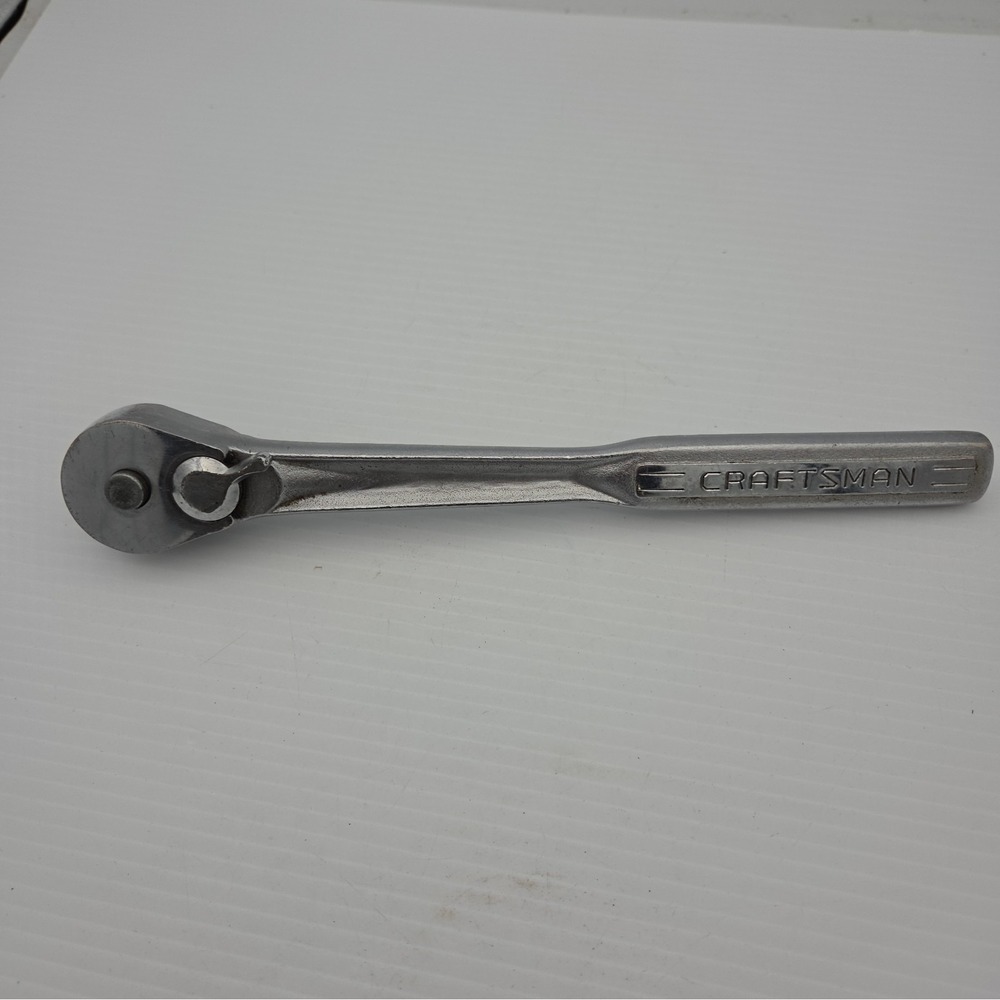 Vintage Craftsman 1/2" Drive -V- Series Ratchet With Oil Port - Patent Date 1967